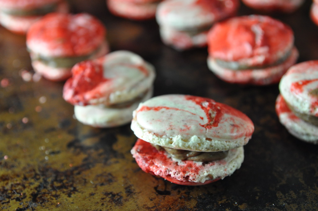 How To Make Peppermint Chocolate Macarons