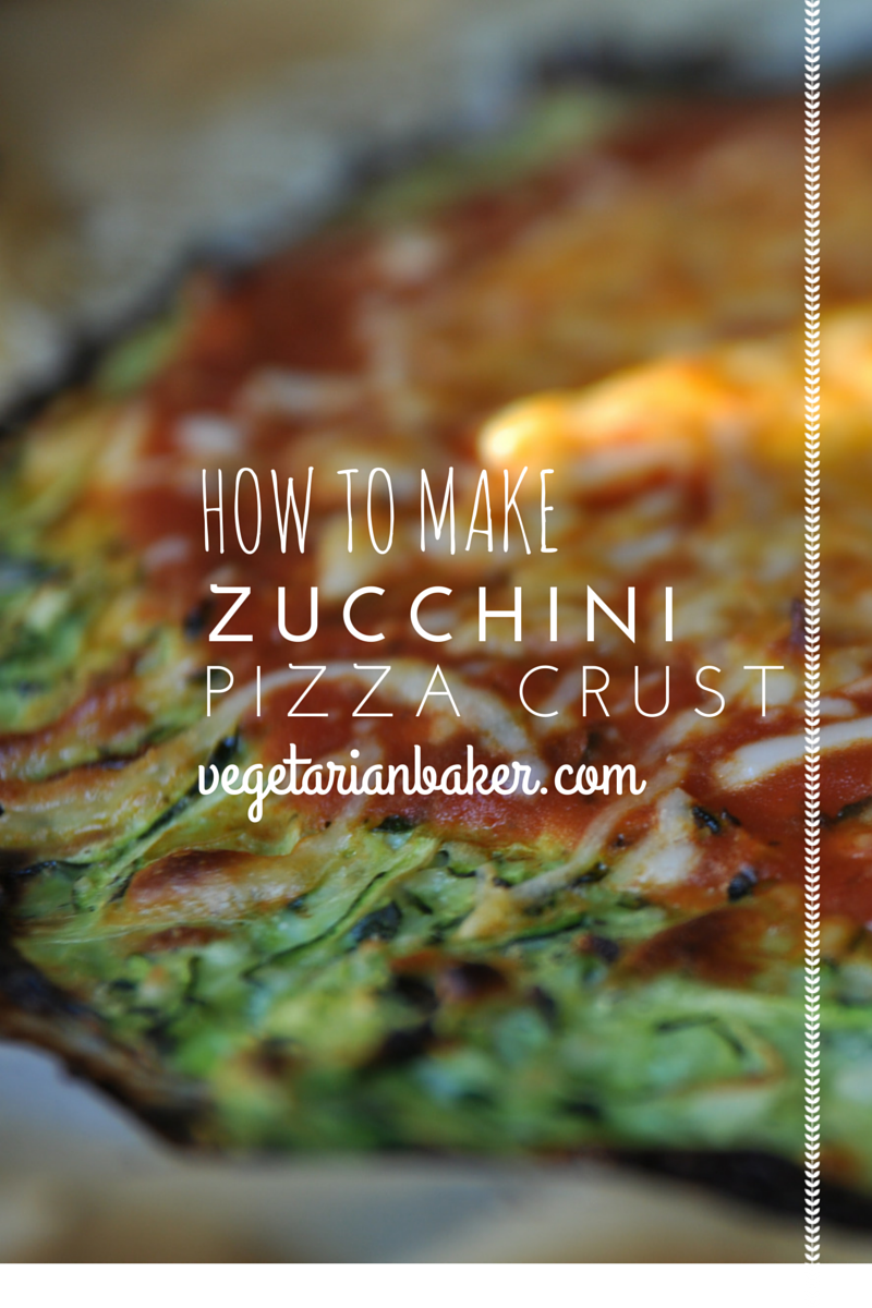 How To Make Zucchini Pizza Crust | Gluten-Free