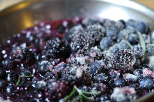 Rosemary-Blueberry Sauce