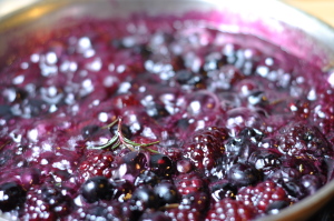 Rosemary-Blueberry Sauce
