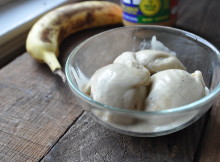 Vegan Banana Peanut Butter Ice Cream | Only 2 Ingredients |