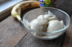 Vegan Banana Peanut Butter Ice Cream | Only 2 Ingredients |