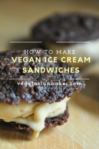How To Make Vegan Ice Cream Sandwiches