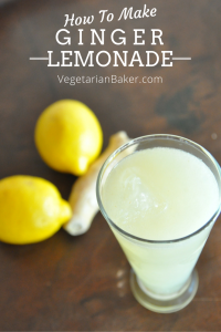 How To Make Ginger Lemonade