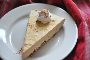 The Perfect Raw Vegan Pumpkin Cheesecake
