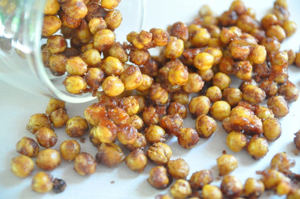 How To Make Sweet Roasted Chickpeas | Healthy Vegan Snack