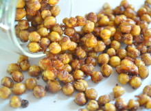 How To Make Sweet Roasted Chickpeas | Healthy Vegan Snack