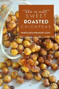 How To Make Sweet Roasted Chickpeas | Healthy Vegan Snack