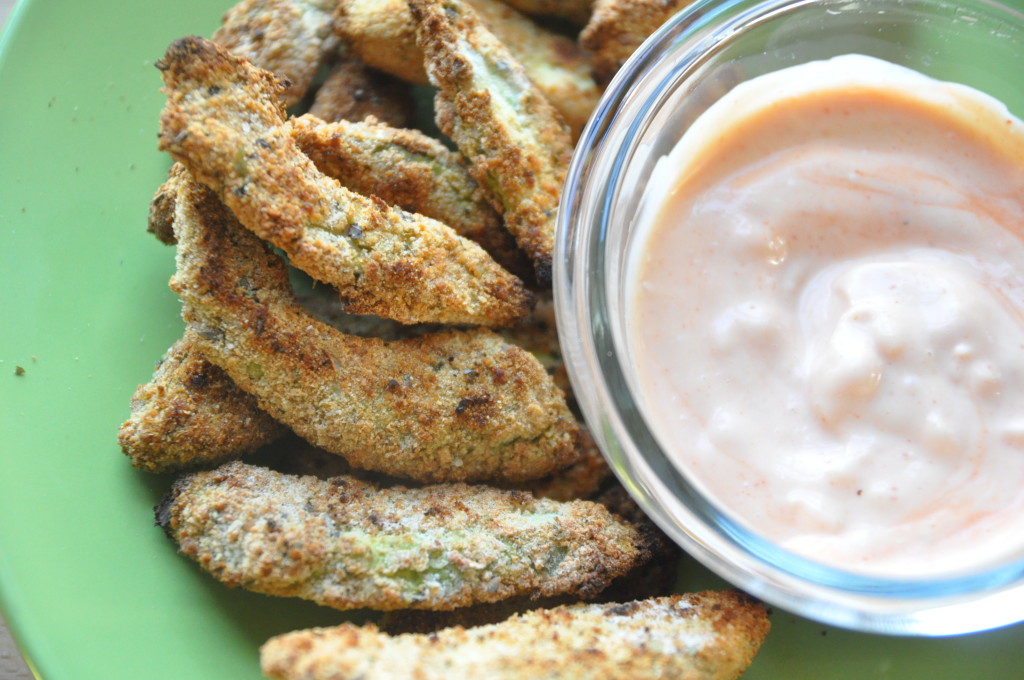 How To Make Baked Avocado Fries with a Spicy Aioli