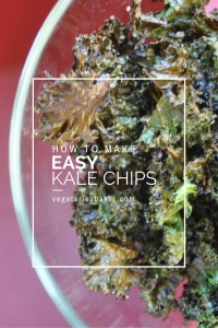 How To Make Easy KALE CHIPS!! (Garlic & Spicy)
