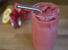 How To Make Frozen Watermelon Raspberry Smoothies