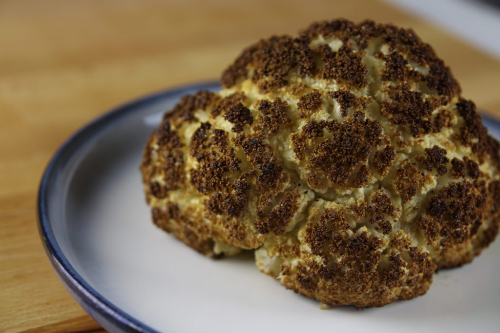 How To Make Whole Roasted Cauliflower with a Mushroom Gravy | A Vegan Thanksgiving