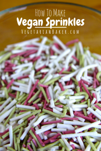 Homemade Vegan Sprinkles | Natural Dyed with Food