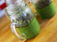 Matcha Green Tea Chia Seed Pudding with Vegan Dark Chocolate Ganache