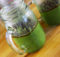 Matcha Green Tea Chia Seed Pudding with Vegan Dark Chocolate Ganache
