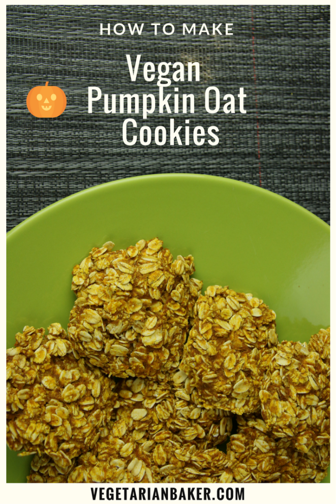 Vegan Pumpkin Oat Cookies! | Only 5 Ingredients!