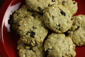 Vegan Oatmeal Raisin Cookies!