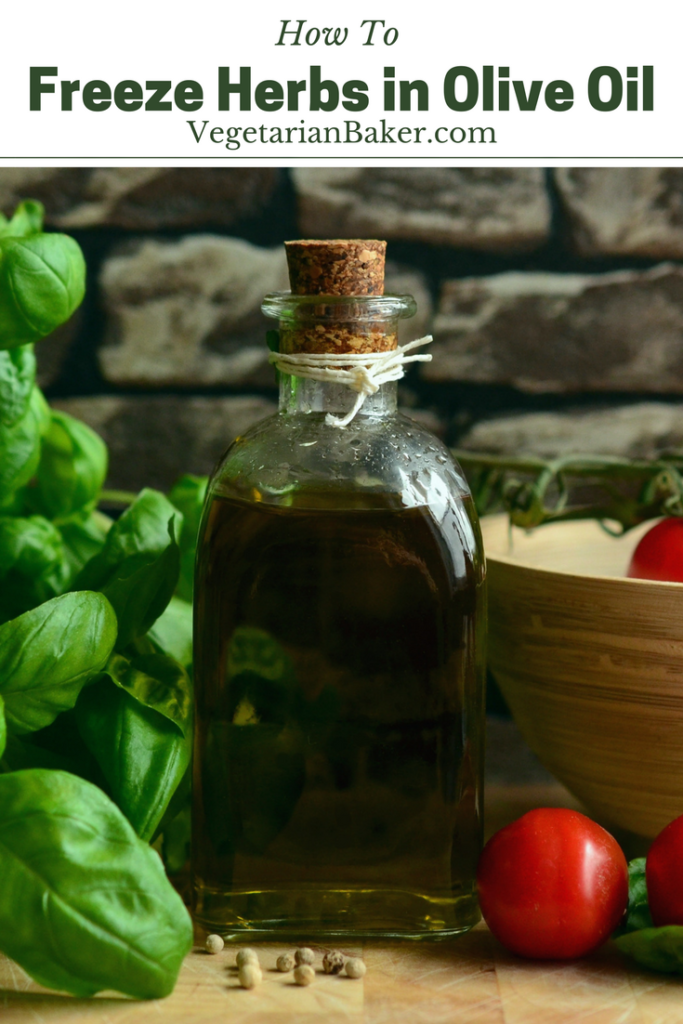 Freeze Fresh Herbs in Olive Oil | Kitchen Hack