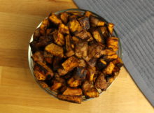 Roasted Cinnamon Sweet Potatoes | A Vegan Thanksgiving Recipe